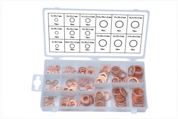 Copper O-Ring Assortment Box - 150pc