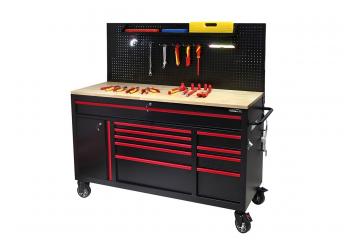 61 inch tool cabinet  with  pegboard